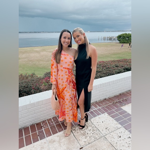 Farm Rio x Anthropologie One-Shoulder Starfish Maxi Dress - Picture 8 of 9